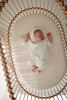 Picture of mushie Extra Soft Muslin Fitted Crib Sheet | 28"x 52" (Sun)