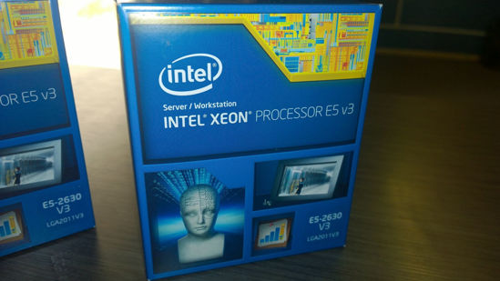 Picture of Intel Xeon E5-2630 v3 2.4 GHz 8 Core Processor 20MB LGA 2011-3 BX80644E52630V3 CPU