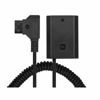 Picture of HangTon V-Mount D-tap to NP-FZ100 Dummy Battery for Sony Alpha A7C, A6600, FX3, A9II, A9, A7R Ⅳ, A7R III, A7III Camera Coiled Cable