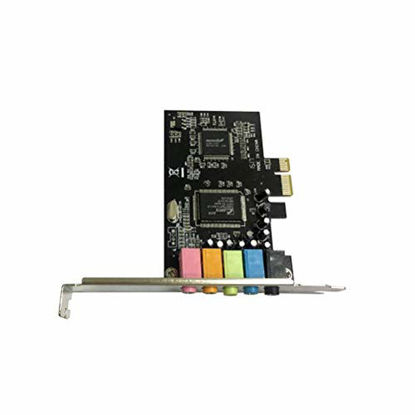 Picture of 1PC Internal 5 Interfaces PCIe to 5.1 Audio Card with Low Profile Bracket for Windows 2000/XP/7 Linux