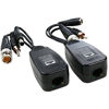 Picture of UHPPOTE CCTV RJ45 CAT5 Cable Video Power Balun Transmitter PVA with Audio Gold Plated BNC