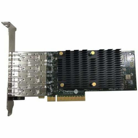 Picture of Chelsio T540-SO-CR 4-Port 1/10GbE, Low Profile Server Offload Adapter with PCI-E x8 Gen3, SFP+ Connector