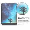 Picture of kwmobile Case Compatible with Kobo Nia - Case PU e-Reader Cover - Cosmic Nature Blue/Grey/Black