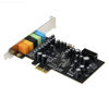 Picture of SEDNA - SE-PCIE-SC-10 PCIe 7.1 Channel Sound card ( CM8828 + CM9882A ) with SPDIF Bracket ( Standard and Low Profile brackets are included )