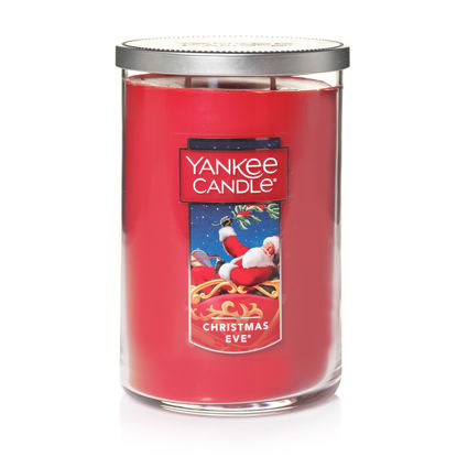 Picture of Yankee Candle Christmas Eve Scented, Classic 22oz Large Tumbler 2-Wick Candle, Over 75 Hours of Burn Time