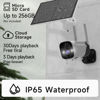 Picture of ELECCTV 3MP Security Camera Wireless Outdoor with Color Night Vision, No Monthly Fee Solar Powered WiFi System Surveillance Camera with 2 Way Talk,IP65, AI Detection, Compatible with Alexa- 4 Pack