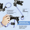 Picture of Foto&Tech Climbing Rope Camera Wrist Strap Quick Release US Made Compatible with Fuji X-T3 X-T20 X-T2 X-Pro2 Sony A6600 A6500 A6400 RX100VII Leica D-Lux 7 Ricoh GR III Canon G9 X Mark II (34cm, R/B/W)