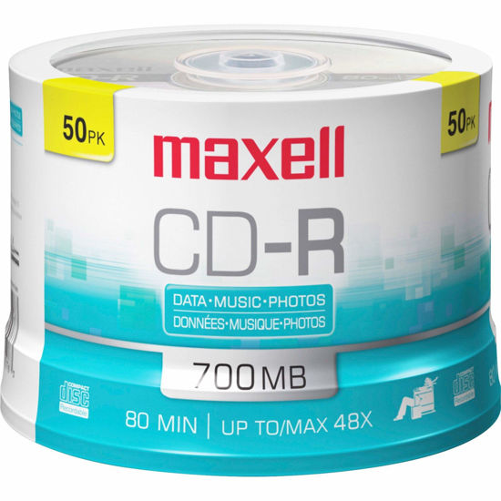 Picture of Maxell 700MB 40x CD-R (50 pk Spindle)