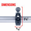 Picture of Tackform 7/8" - 1 1/4" Bar Mount with 20mm Ball Enduro Series