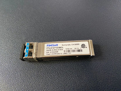 Picture of Finisar FTLX1471D3BCL 10.5Gb/s RoHS 6 Compliant 1310nm SFP+ Transceiver Retail (FinisarFTLX1471D3BCL)