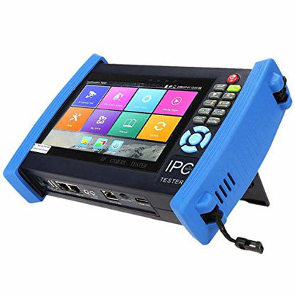 Picture of Rsrteng IPC-8600ADHS Plus CCTV Camera Tester 7-inch 1920x1200 IPS Touch Screen Monitor CCTV Tester 6in1 with HDTVI/HDCVI/AHD/SDI/CVBS/IP Camera Support POE WiFi 4K H.265 HDMI TF Card