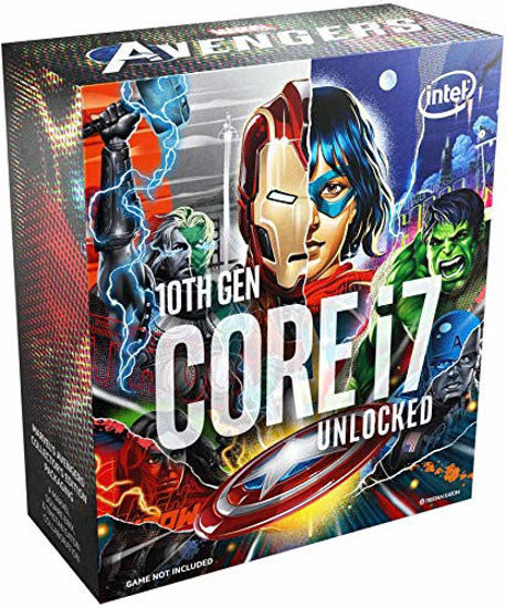 Picture of Intel® Core™ i7-10700K Desktop Processor Featuring Marvel's Avengers Collector's Edition Packaging 8 Cores up to 5.1 GHz Unlocked LGA1200 (Intel® 400 Series chipset) 125W