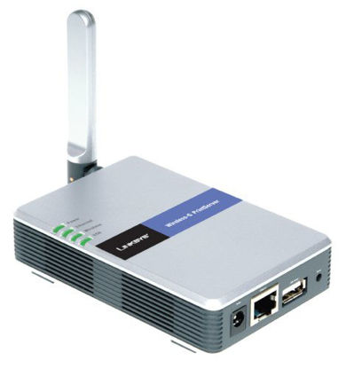 Picture of Linksys Wireless-G PrintServer WPS54G