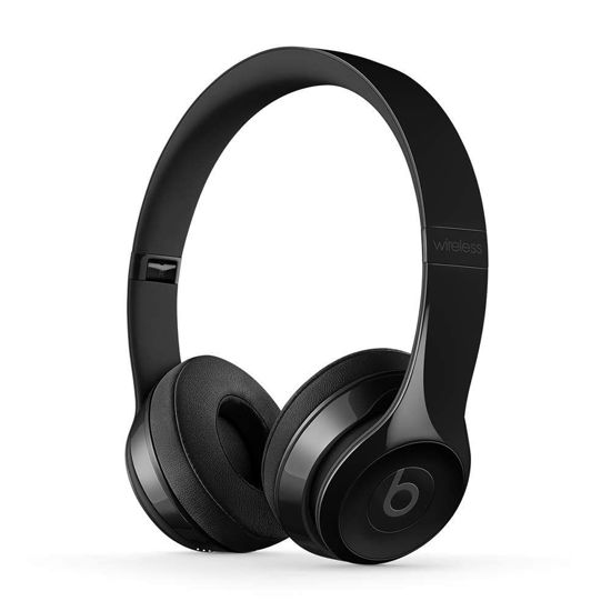 Picture of Beats Solo3 Wireless On-Ear Headphones - Gloss Black (Renewed)