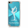 Picture of Case Compatible with iPod Touch 5th/6th/7th Generation, Gymnast Woman, Personalized Engraving Included (Light Blue)