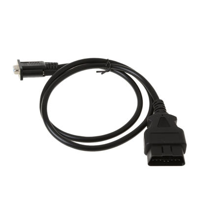 Picture of OBD2 16Pin to DB9 Serial Port Adapter Cable