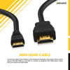 Picture of BRENDAZ High Speed HDMI Mini HDMI to HDMI Cable, HDMI HDTV (A) with Mini HDMI Connector (C) Cable Compatible with Nikon D3300 D3200 D5300 D5600 D7000 D7100 D7200 D3 D300s D3x DSLR Camera. (10-Feet)