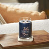 Picture of Yankee Candle Crisp Fall Night Scented, Signature 20oz Large Jar 2-Wick Candle, Over 60 Hours of Burn Time