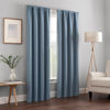 Picture of ECLIPSE Kendall Modern Blackout Thermal Rod Pocket Window Curtain for Bedroom or Living Room (1 Panel), 42" x 84", Slate