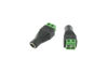 Picture of Ezdiyworld-10sets -CAT5 TO BNC Passive Video and Power Balun Transceiver