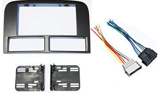 Picture of Custom Install Parts Double Din Aftermarket Radio Stereo Navigation Bezel Installation Dash Kit Compatible with Jeep Grand Cherokee 1999-2001