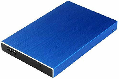 Picture of External Hard Drive USB3.0 Portable External Hard Drive 1TB 2TB, Suitable for Mac, PC, Windows, Android, latop, Xbox one 2TB-Blue (2TB-YOP-C3)