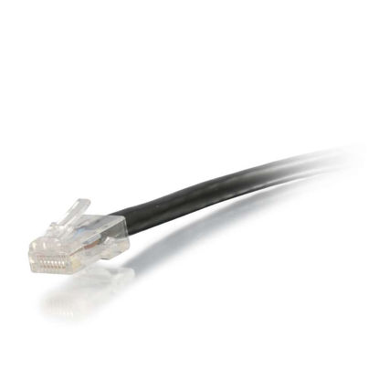 Picture of C2G/Cables to Go 04106 Cat6 Non-Booted Unshielded (UTP) Network Patch Cable, Black (1 Foot/0.30 Meters)