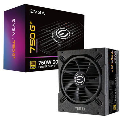 Picture of EVGA SuperNOVA 750 G+, 80 Plus Gold 750W, Fully Modular, FDB Fan, 10 Year Warranty, Includes Power ON Self Tester, Power Supply 120-GP-0750-X1