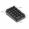 Picture of 2.4G Wireless Mechanical Numeric Keypad Cherry MX Blue Switch Gaming Keypad 21 Keys Mini Numpad Portable Keypad Extended Layout Black Magicforce by Qisan