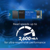 Picture of Western Digital 500GB WD Blue SN550 NVMe Internal SSD - Gen3 x4 PCIe 8Gb/s, M.2 2280, 3D NAND, Up to 2,400 MB/s - WDS500G2B0C