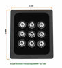 Picture of Infrared Illuminator 850nm 9 LEDs 90 Degree IR Illuminator for Night Vision Waterproof IP66 LED Infrared Light for CCTV Security Camera IP Camera (1 Piece)