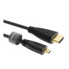 Picture of Synergy Digital Camera HDMI Cable, Compatible with Sony Cyber-Shot DSC-WX350 Digital Camera, 5 Ft. High Definition Micro HDMI (Type D) to HDMI (Type A) HDMI Cable