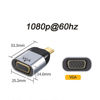 Picture of Xiwai Type C to VGA Converter USB-C Monitor Adapter 1080p 60hz for Tablet & Phone & Laptop