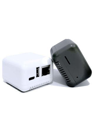 Picture of LOYALTY-SECU Mini Ethernet Print and Scan Server for USB 2.0 Printer White Without WiFi Function