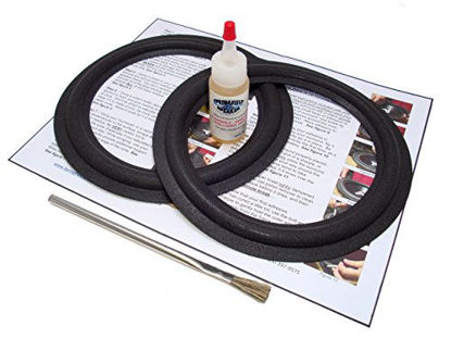 Picture of Springfield Speaker 8" Foam Surround Edge Repair Kit - Compatible with Infinity Alpha, Beta, Delta, Kappa, Reference, CS, RS, SM, SR, SS, Many More.