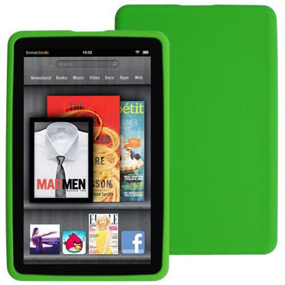 Picture of Skque Green Silicone Skin Case Of Amazon Kindle Fire