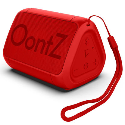 Picture of OontZ Angle Solo Bluetooth Portable Speaker, Compact Size, Surprisingly Loud Volume & Bass, 100 Foot Wireless Range, IPX5, Perfect Travel Speaker, Bluetooth Speakers by Cambridge SoundWorks (Red)