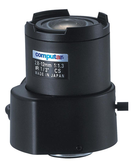 Picture of Computar TG4Z2813FCS-IR 0.33-Inch Varifocal lens 2.8-12mm F1.3 Auto Iris DC Drive Day/Night Infrared