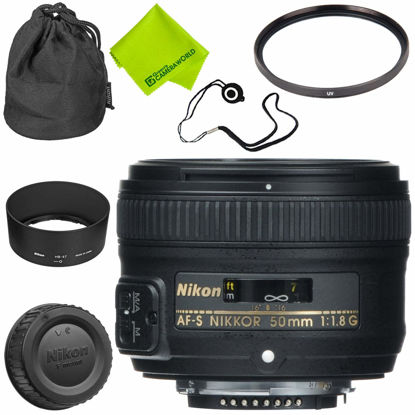 Picture of Nikon AF-S NIKKOR 50mm f/1.8G Lens Base Bundle