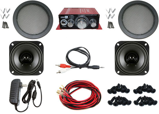 Picture of Audio Kit for Arcade Game, MAME Cabinet, or Virtual Pinball Machine