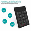 Picture of Rytaki Numeric Keypad & Mouse Combo, 2.4G Wireless Mini USB Number Pad Keyboard and Mouse Combo with USB Receiver for Laptop Desktop PC Notebook- Just One USB Receiver