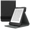 Picture of kwmobile Cover Compatible with Kobo Aura Edition 2 - Case with Strap + Stand - Black