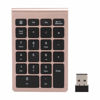 Picture of Numeric Keypad, 22 Keys 2.4G Wireless Mini Numeric Keypad with USB Receiver for Laptop, Desktop, Computer, PC Compatible with Android, Windows, Mac OS.(Rose Gold)