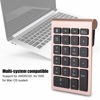 Picture of Numeric Keypad, 22 Keys 2.4G Wireless Mini Numeric Keypad with USB Receiver for Laptop, Desktop, Computer, PC Compatible with Android, Windows, Mac OS.(Rose Gold)