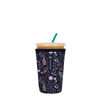 Picture of Sok It Java Sok Reusable Neoprene Insulator Sleeve for Iced Coffee Cups (Winter Floral, Medium: 24-28oz)