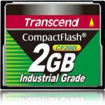 Picture of 2LE2482 - Transcend TS2GCF200I 2 GB CompactFlash (CF) Card