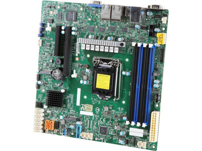 Picture of Supermicro MB MBD-X11SCH-LN4F-O S1151 Ci3 Celeron E-2100 C246 128G PCIE mATX