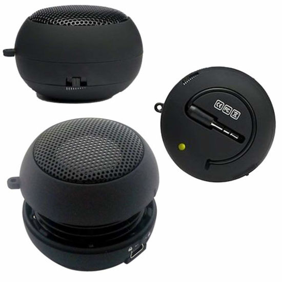 Picture of Portable Wired Speaker for Galaxy A12 A32 A42 A51 A52 A71 A72 5G Phones - Audio Multimedia Rechargeable Black D5O Compatible with Samsung Galaxy A12 A32 A42 A51 A52 A71 A72 5G Models