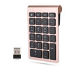 Picture of 22 Keys Wireless Number Pads, Numeric Keypad Portable 2.4 GHz Number Keyboard Financial Accounting Number Keyboard for Laptop, PC, Desktop, Surface pro, Notebook, etc.(Rose Gold)