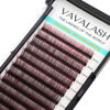 Picture of VAVALASH Ombre Colored Lash Extension 0.07 Thickness C Curl Black Gradient Pink Individual Premium Eyelash Extensions Volume Lash Extension (Black Gradient Pink 0.07 C, 13-20mm)